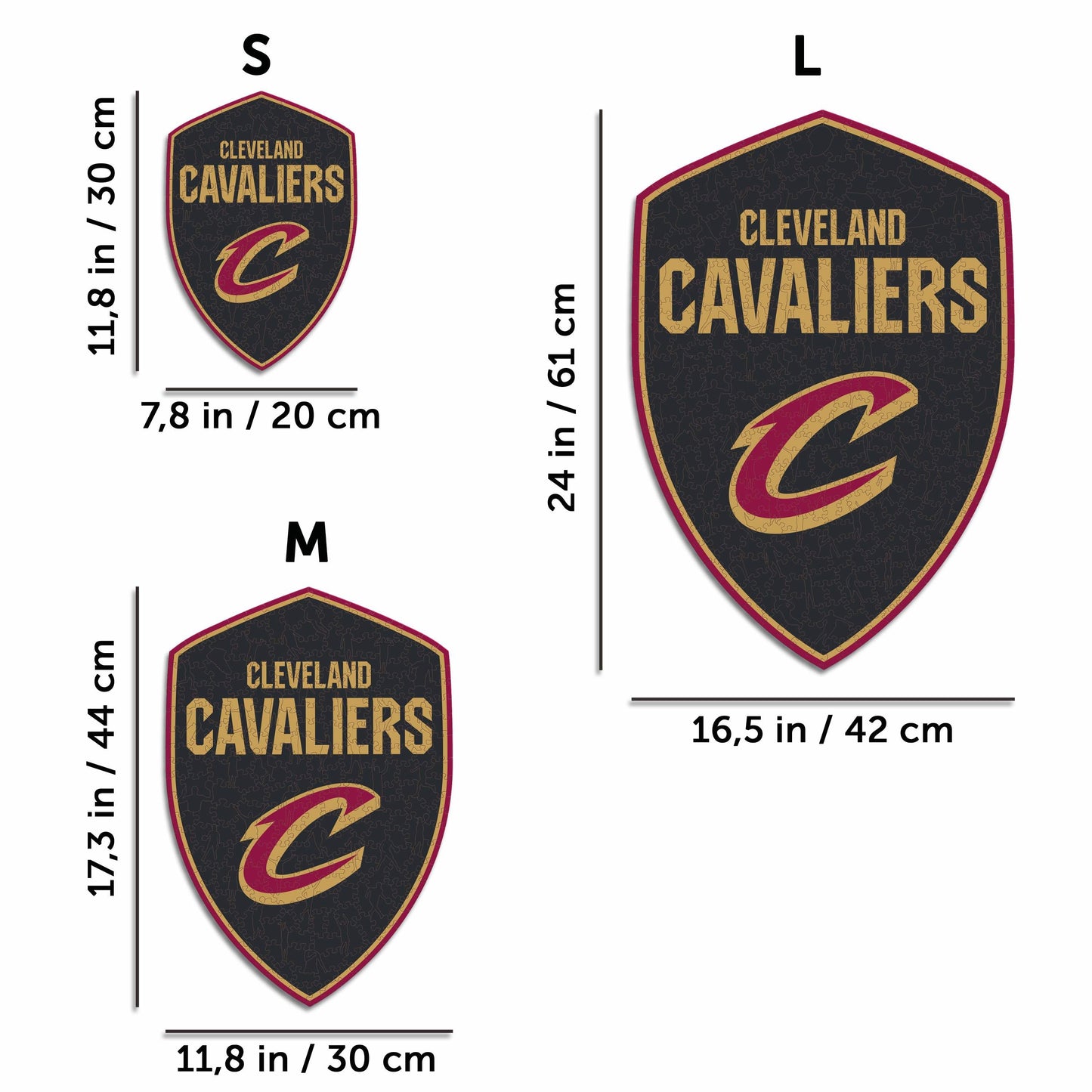 Cleveland Cavaliers™ - Puzzle di Legno