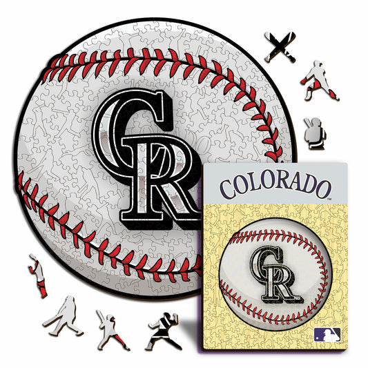 Colorado Rockies™ Palla - Puzzle di Legno