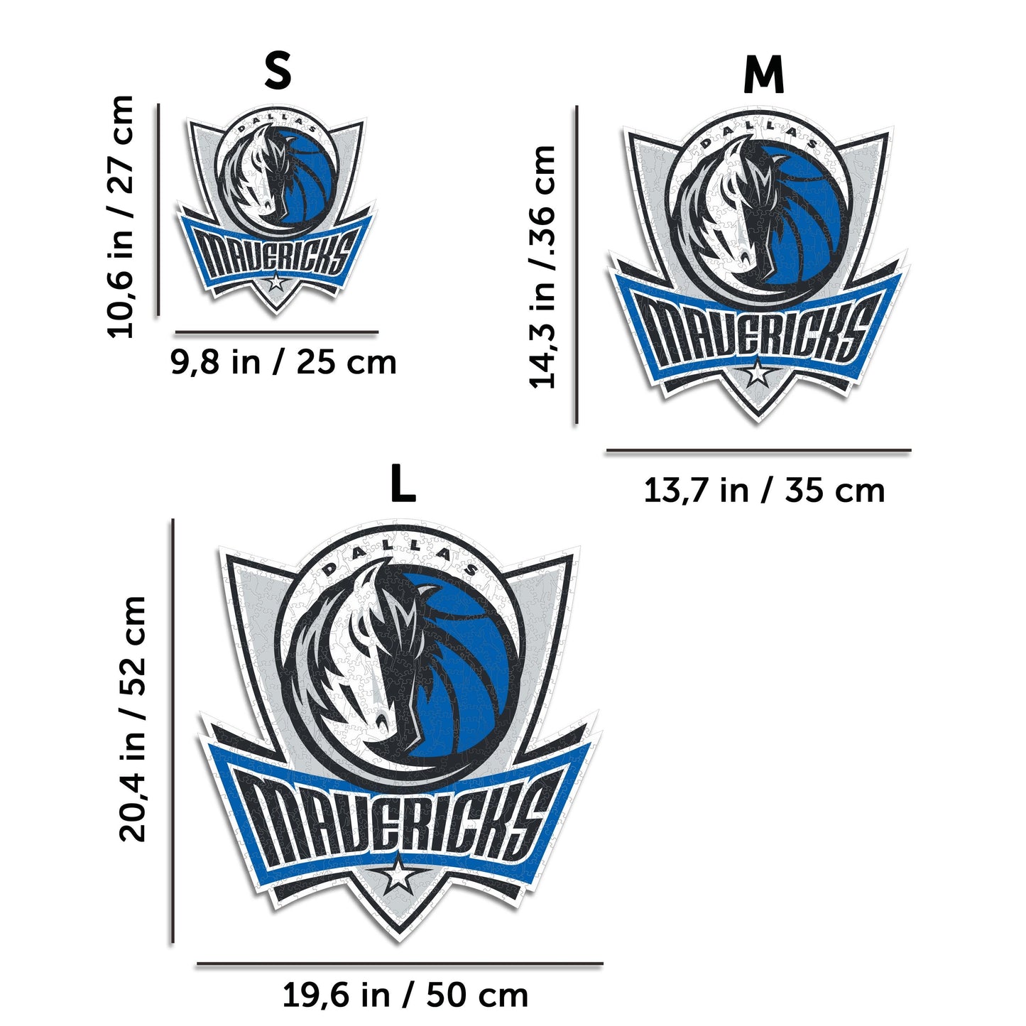 Dallas Mavericks™ - Puzzle di Legno