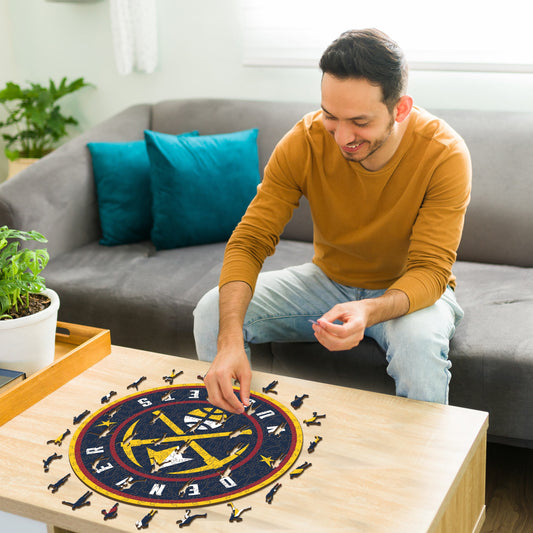 Denver Nuggets™ Logo - Puzzle di Legno