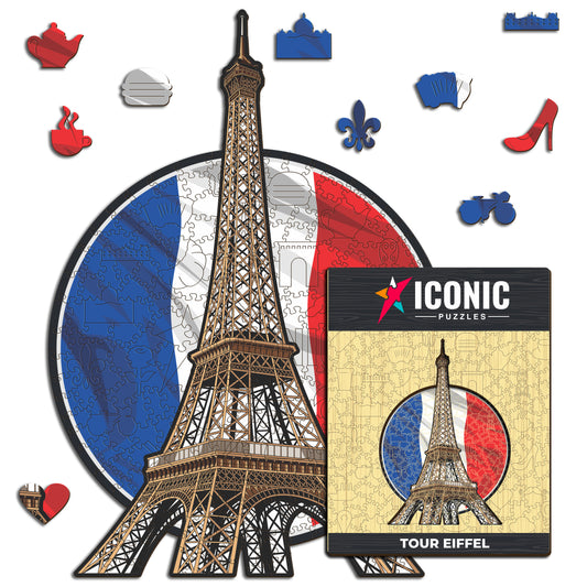 Torre Eiffel - Puzzle di Legno