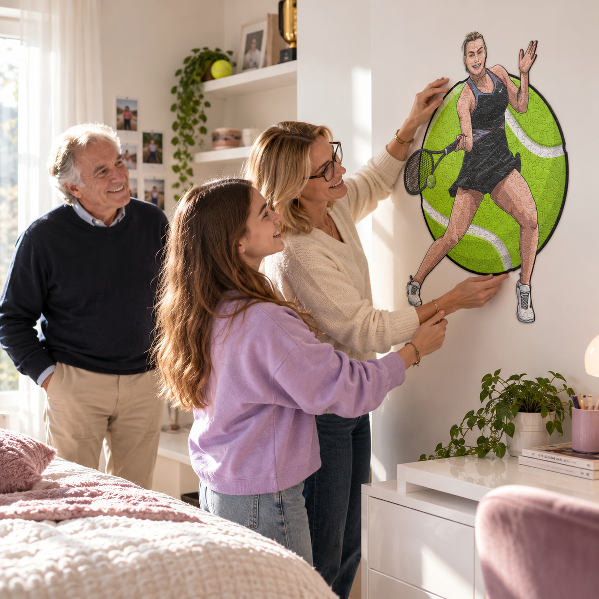 Aryna Sabalenka Puzzle di Legno