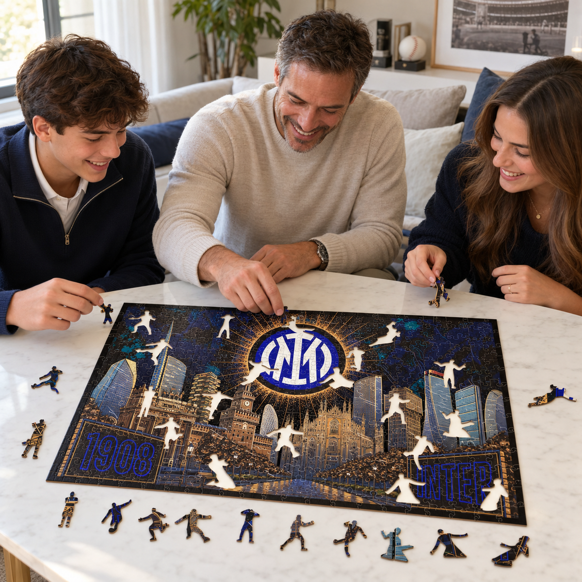 Skyline Inter® Puzzle di Legno