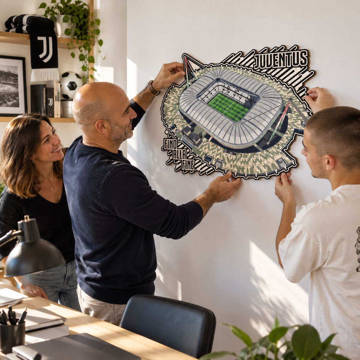 Juventus Allianz Stadium® Puzzle di Legno