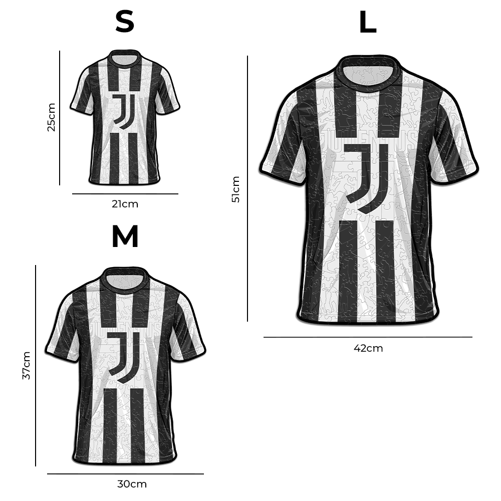 3 PACK Juventus® J + Maglia + Retro Logo
