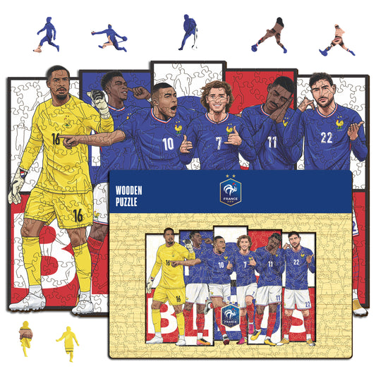 6 Players Francia® - Puzzle di Legno
