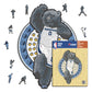 Memphis Grizzlies™ Mascotte - Puzzle di Legno