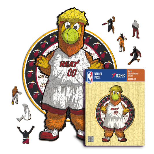 Miami Heat™ Mascotte - Puzzle di Legno