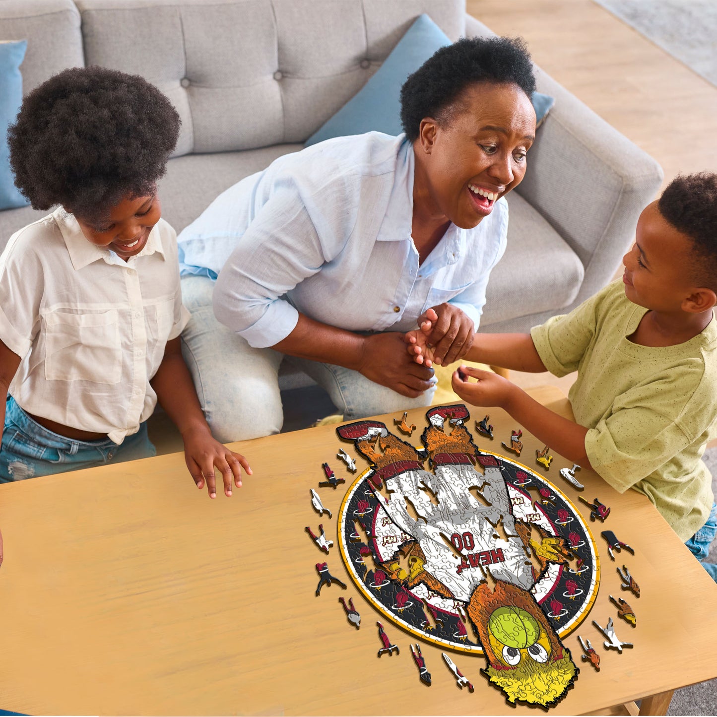 Miami Heat™ Mascotte - Puzzle di Legno