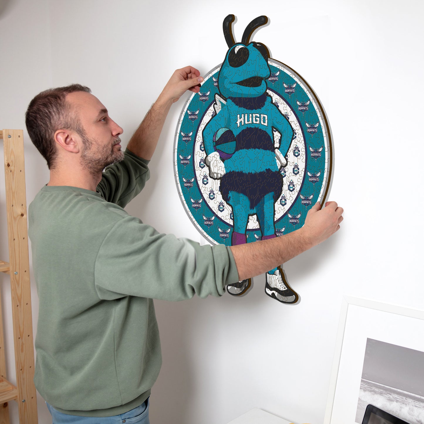 Charlotte Hornets™ Mascotte - Puzzle di Legno