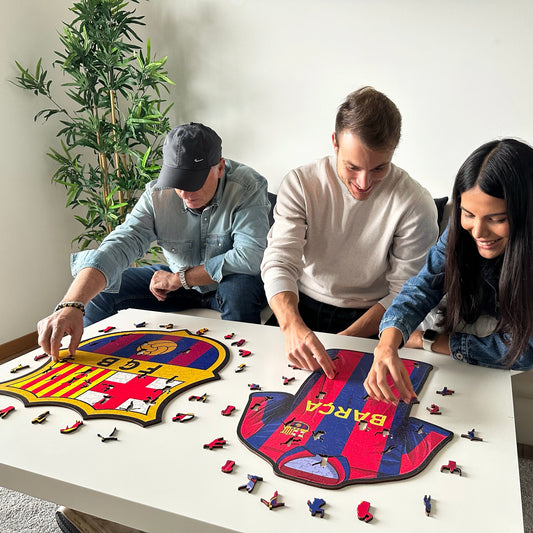Logo FC Barcelona® - Puzzle di Legno