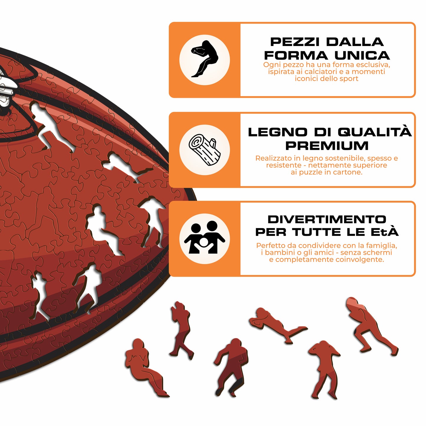 Palla San Francisco 49ers™ - Puzzle di Legno