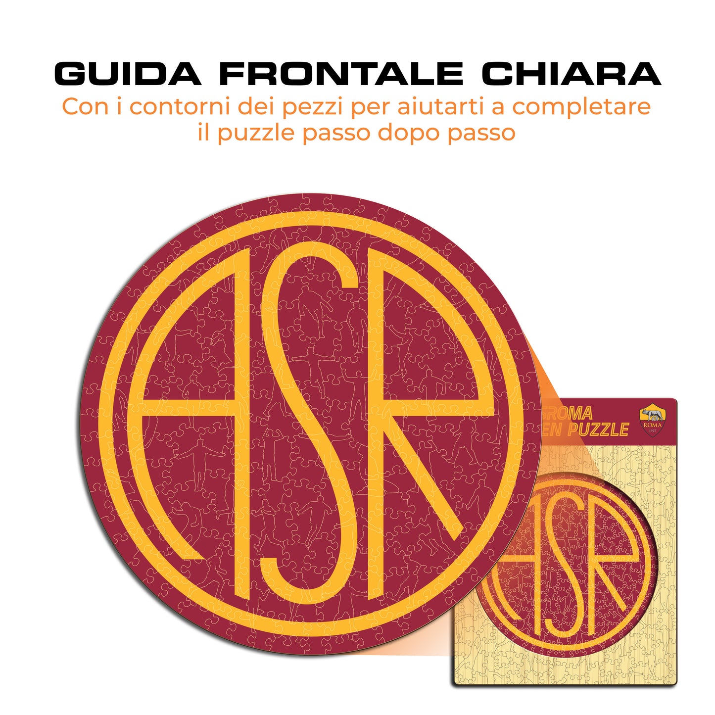 Logo Heritage Roma® - Puzzle di Legno