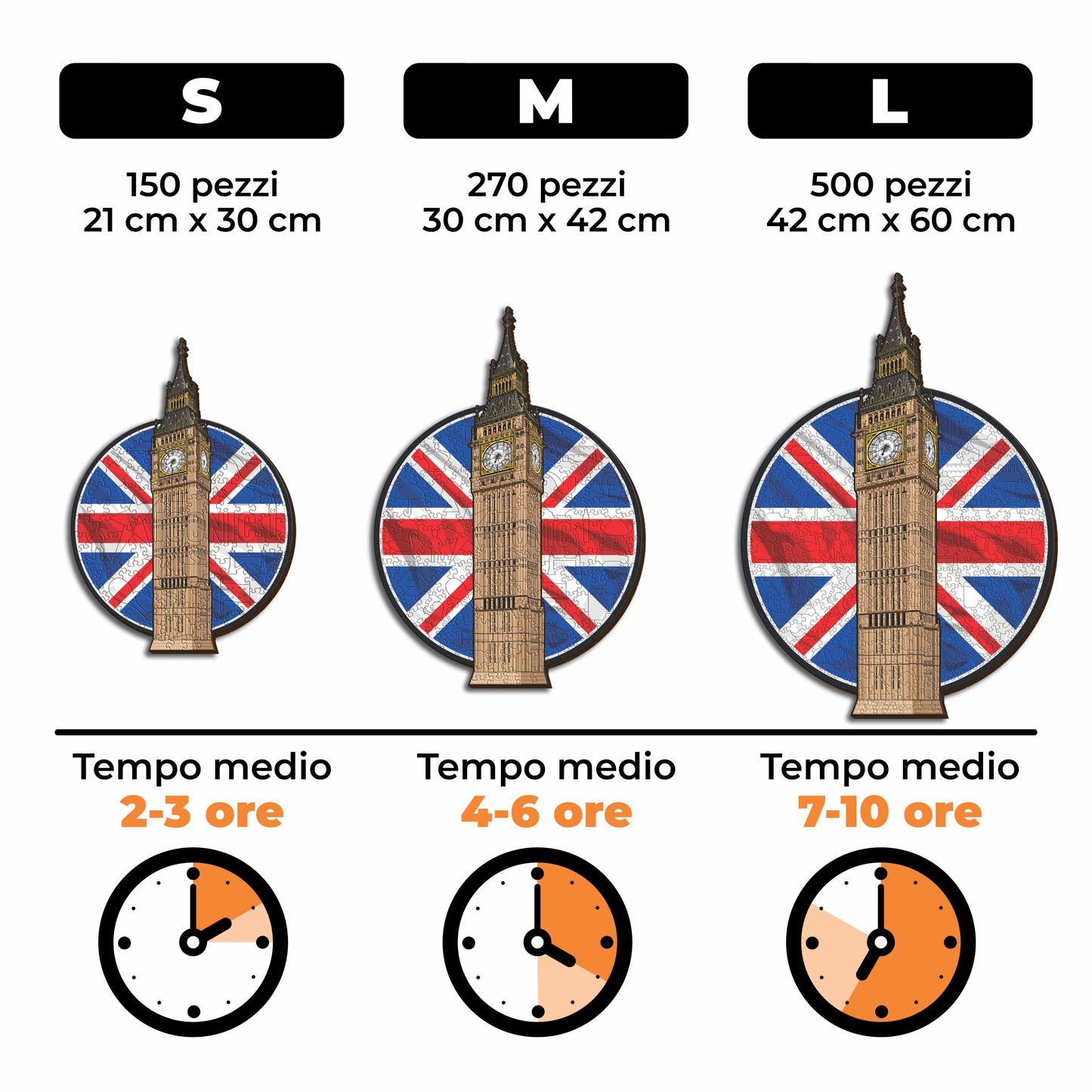 Big Ben - Puzzle di Legno