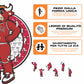 Chicago Bulls™ Mascotte - Puzzle di Legno