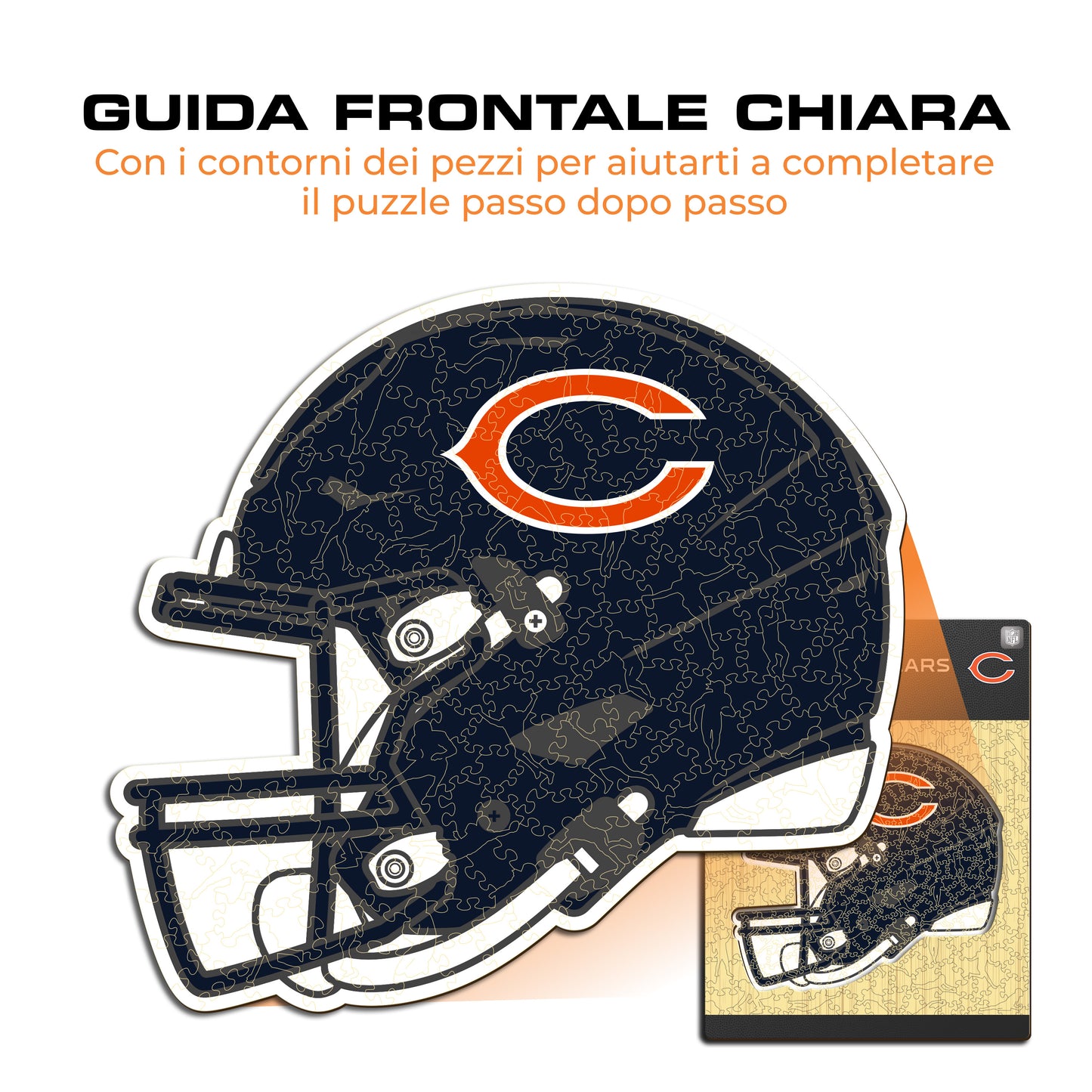 Casco Chicago Bears™ - Puzzle di Legno