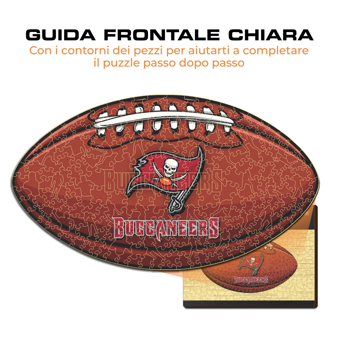 Palla Tampa Bay Buccaneers™ - Puzzle di Legno