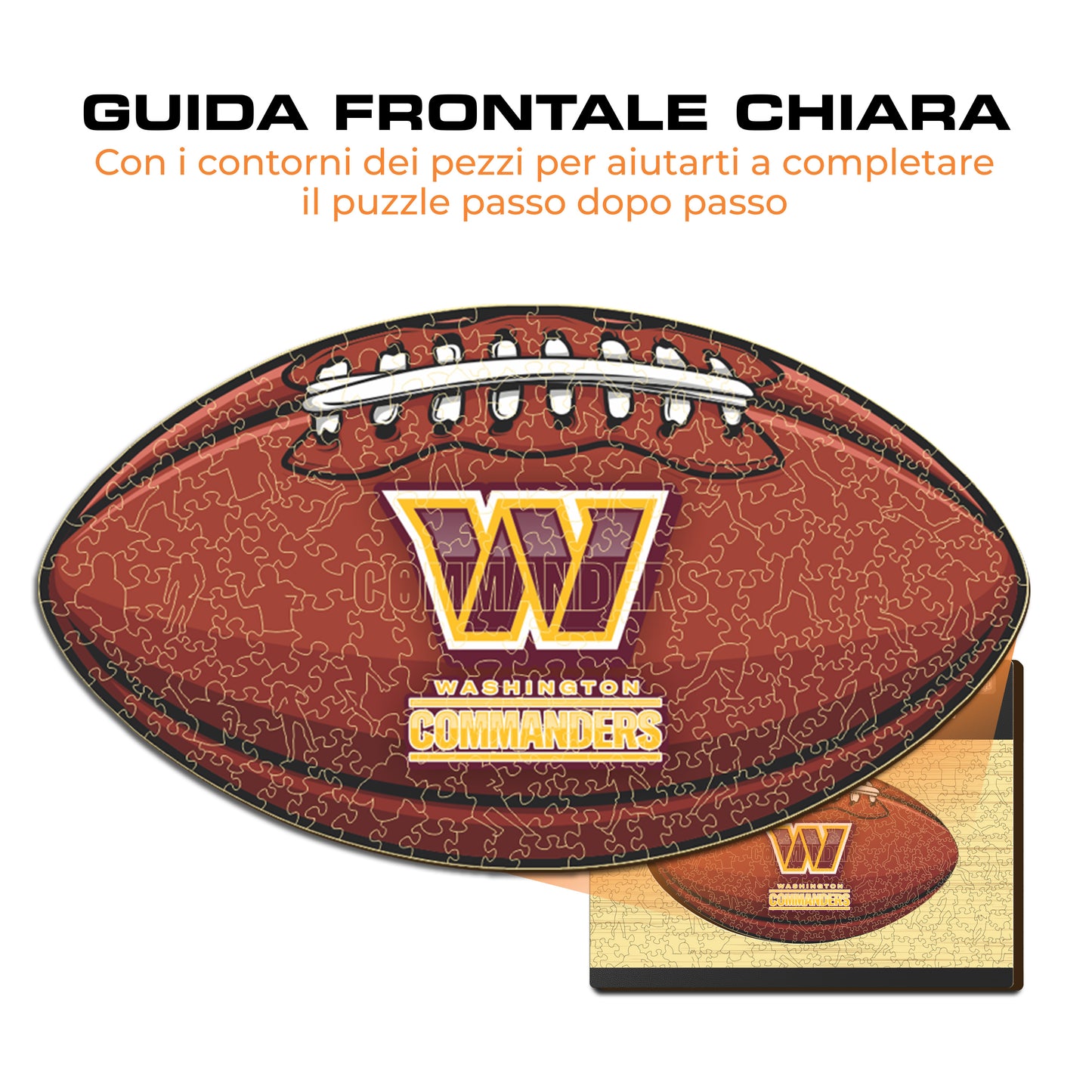 Palla Washington Commanders™ - Puzzle di Legno
