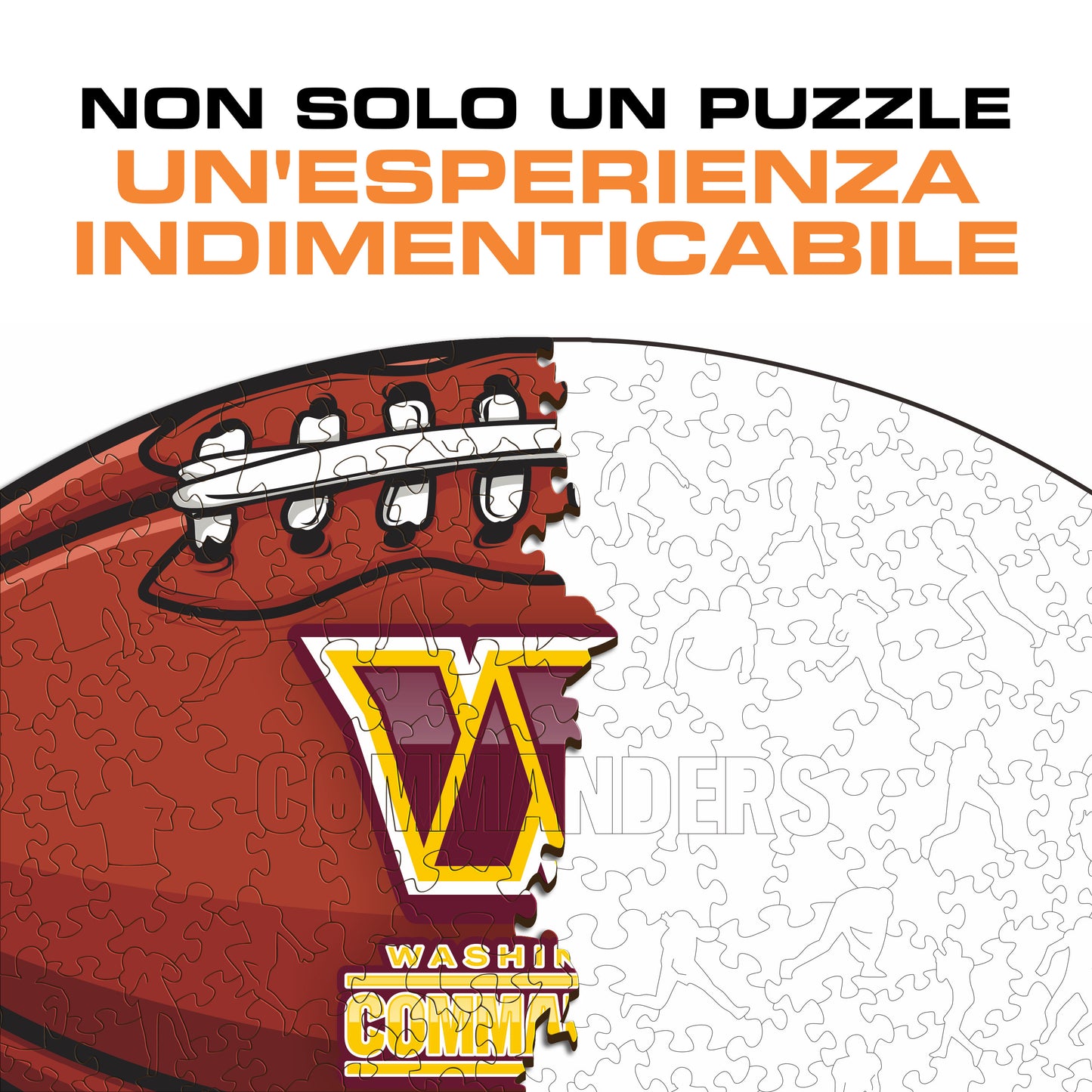 Palla Washington Commanders™ - Puzzle di Legno