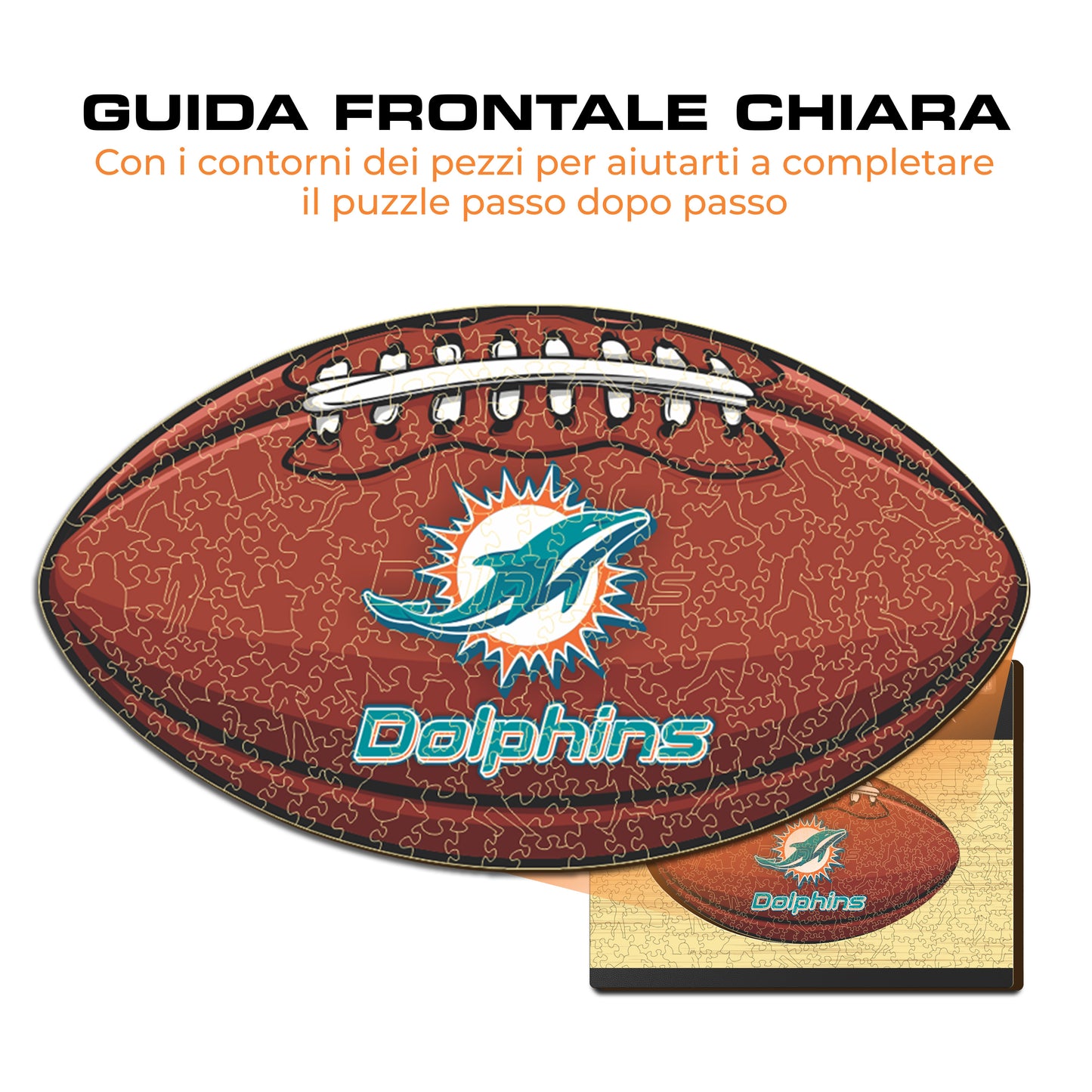 Palla Miami Dolphins™ - Puzzle di Legno