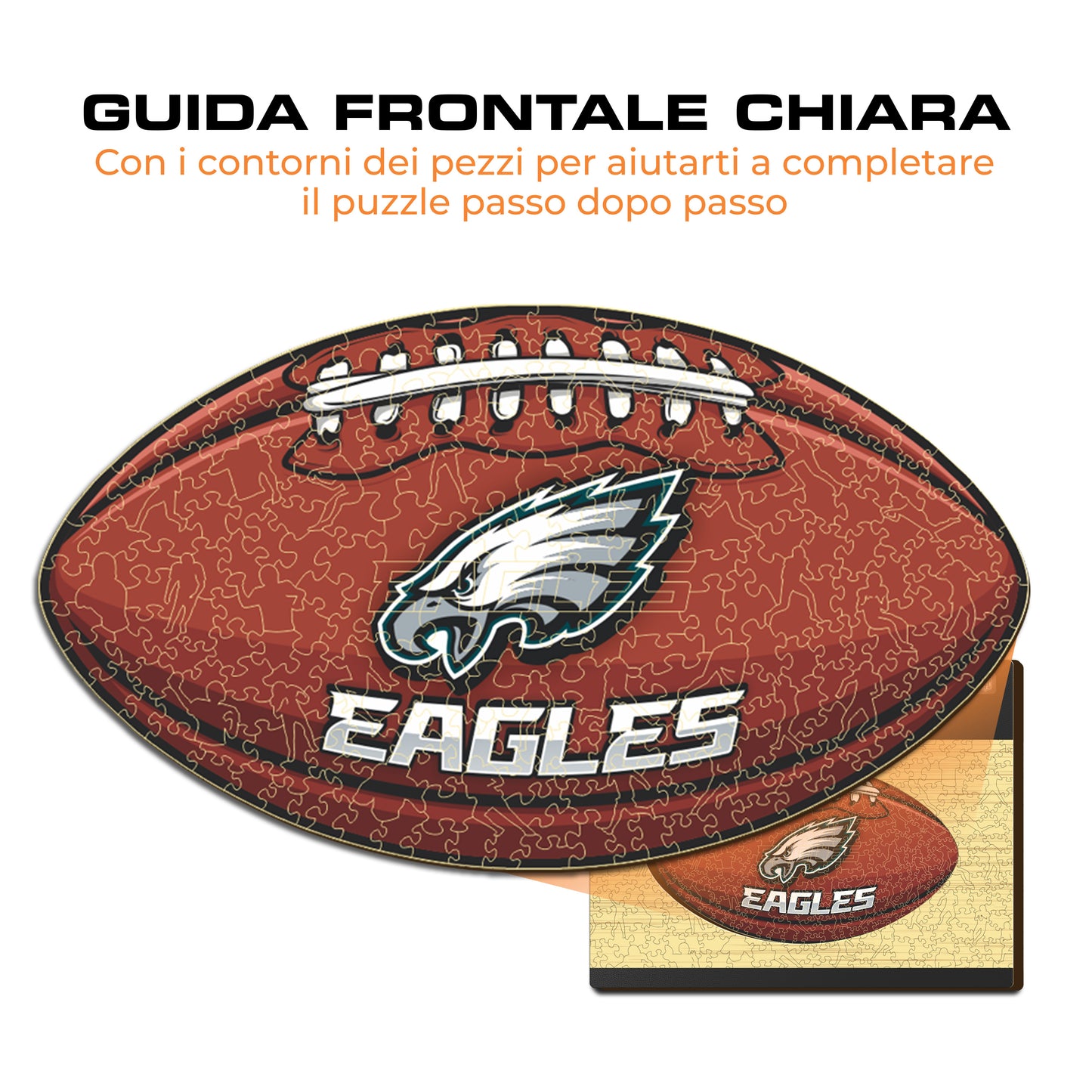 Palla Philadelphia Eagles™ - Puzzle di Legno
