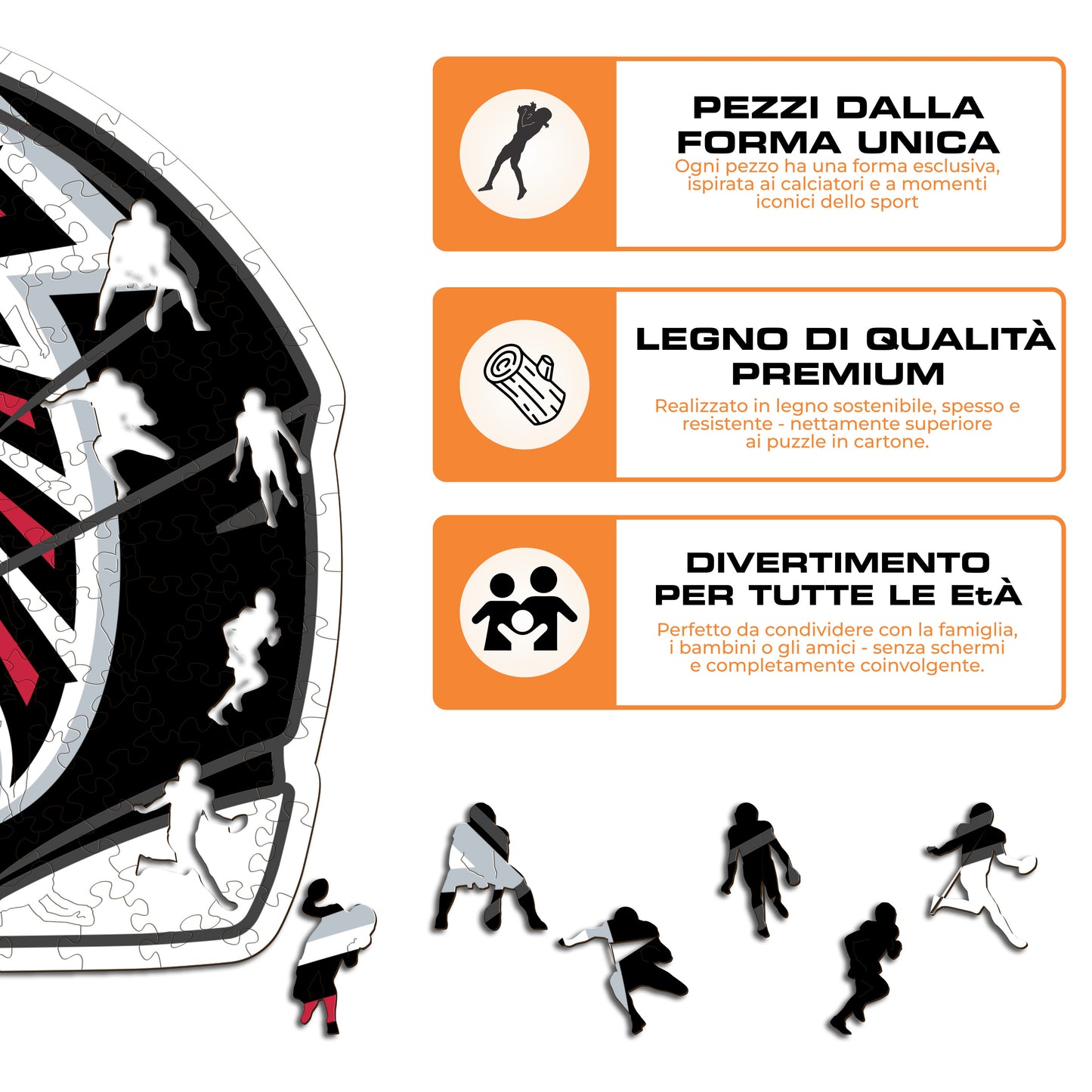 Casco Atlanta Falcons™ - Puzzle di Legno