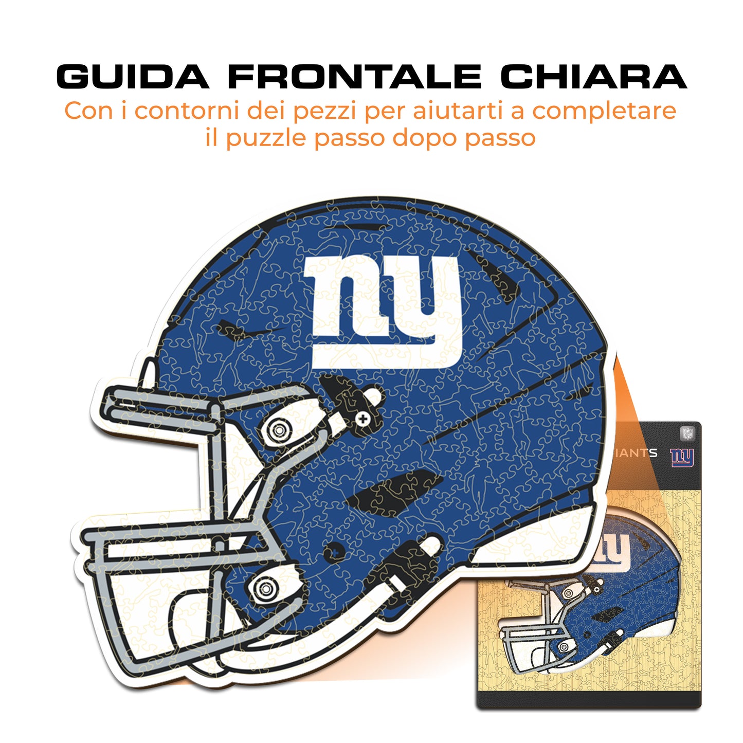 Casco New York Giants™ - Puzzle di Legno
