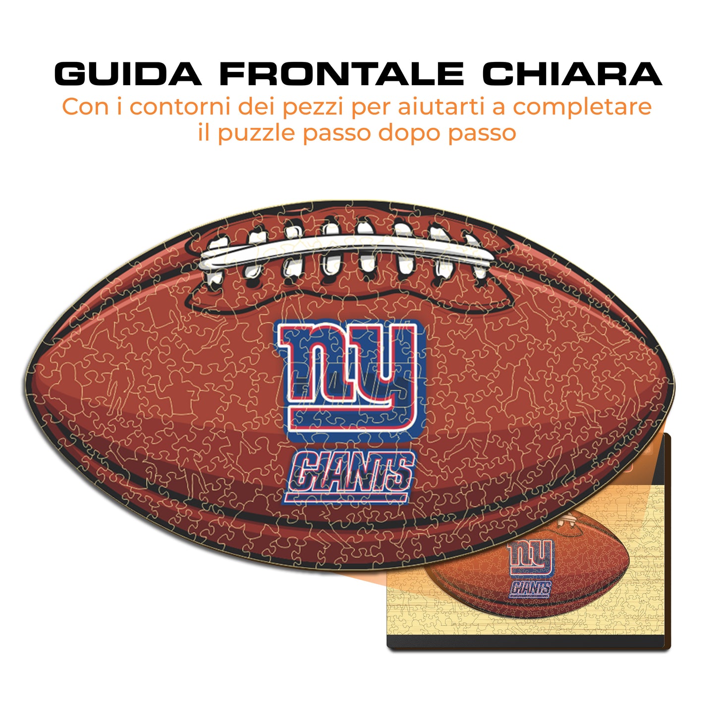 Palla New York Giants™ - Puzzle di Legno