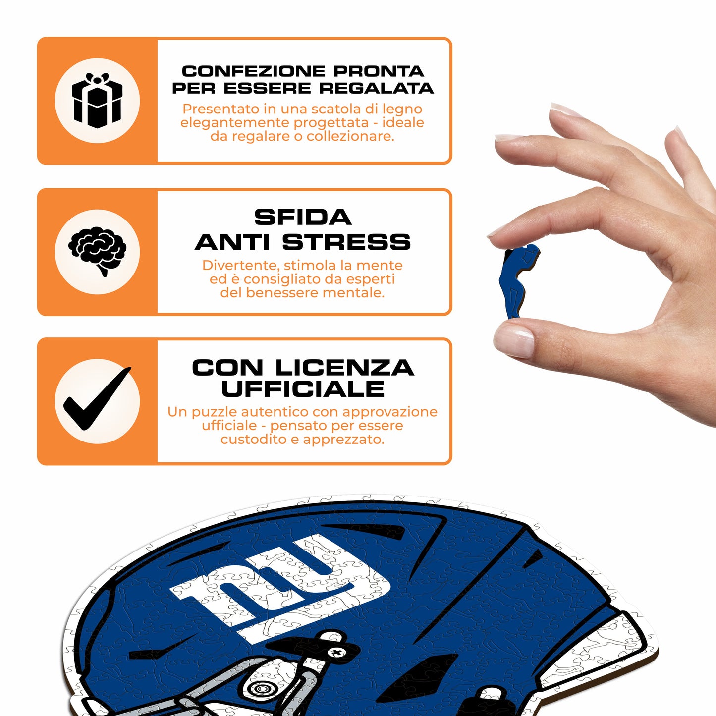 Casco New York Giants™ - Puzzle di Legno