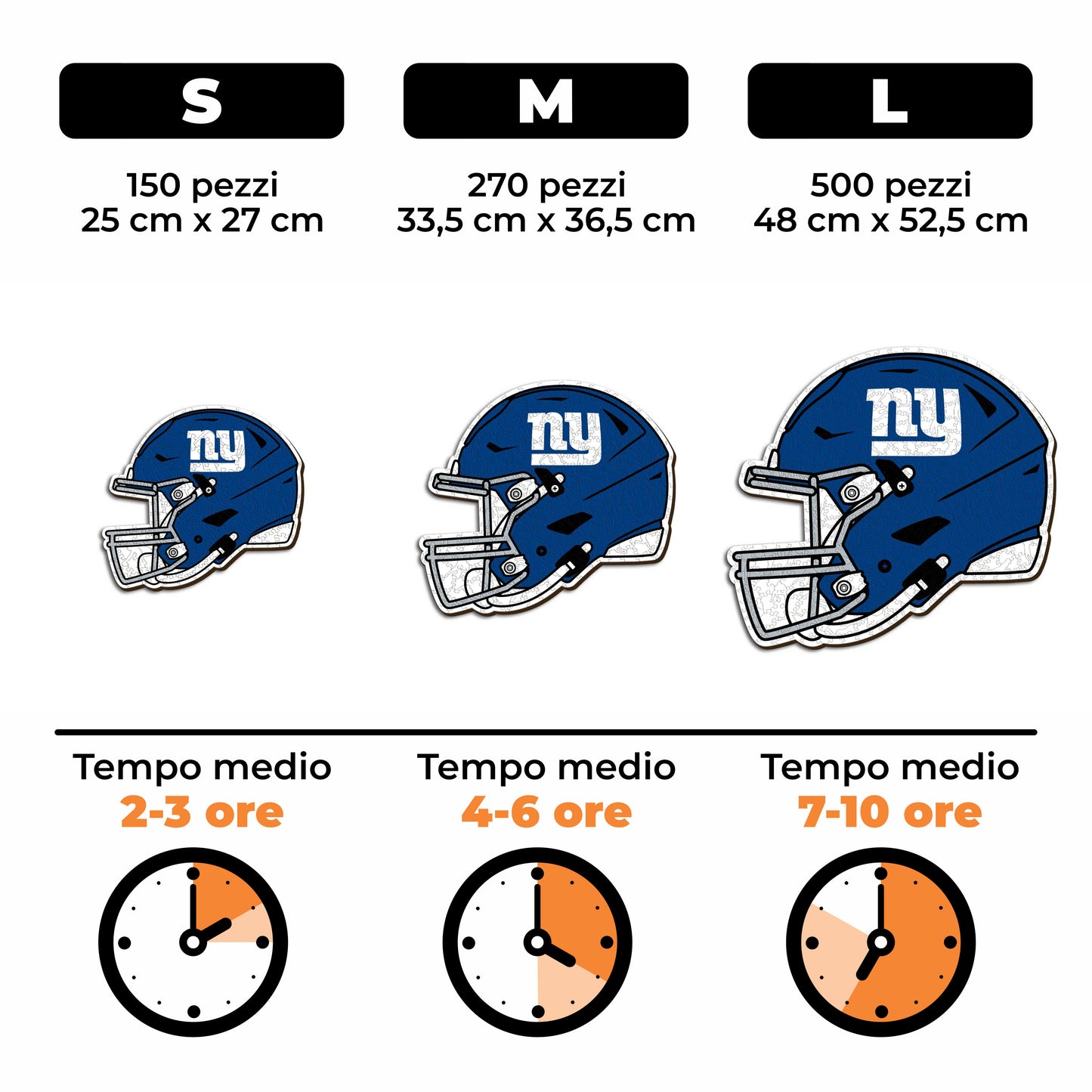 Casco New York Giants™ - Puzzle di Legno