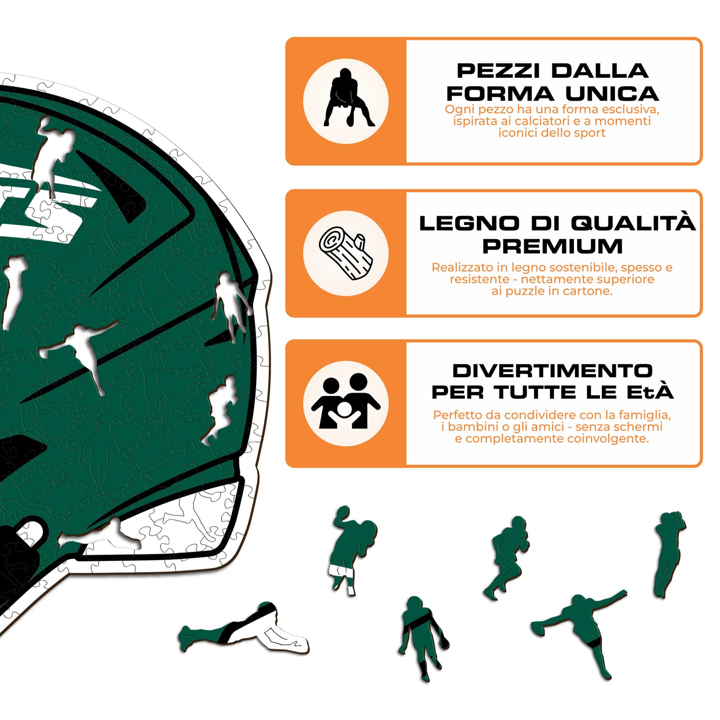 Casco New York Jets™ - Puzzle di Legno