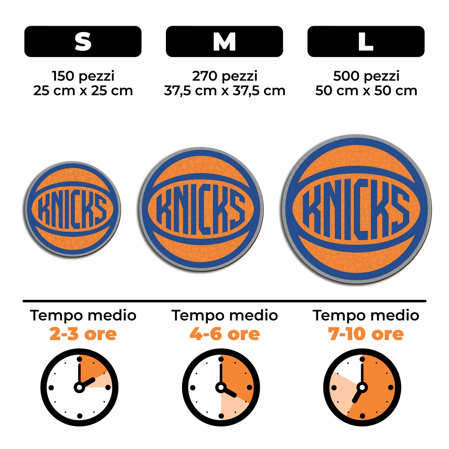 New York Knicks™ Logo - Puzzle di Legno