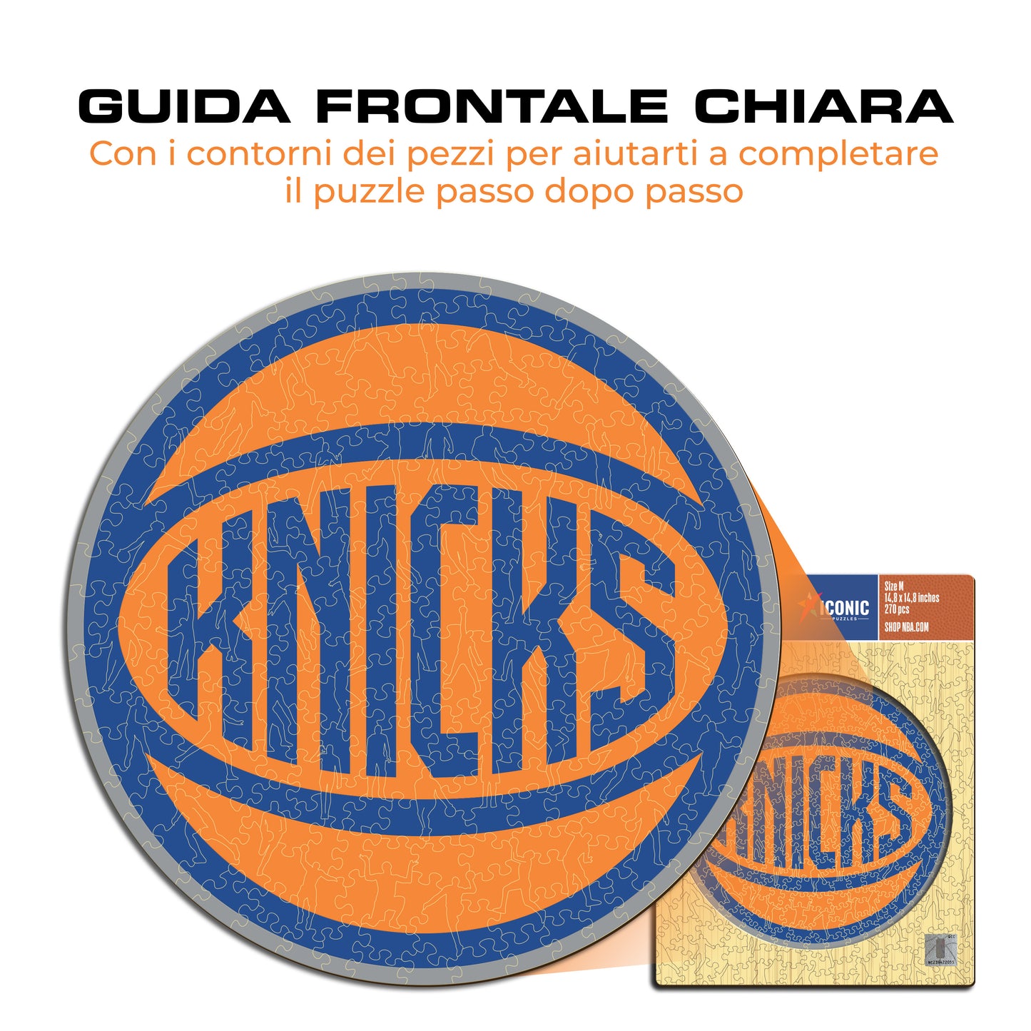 New York Knicks™ Logo - Puzzle di Legno