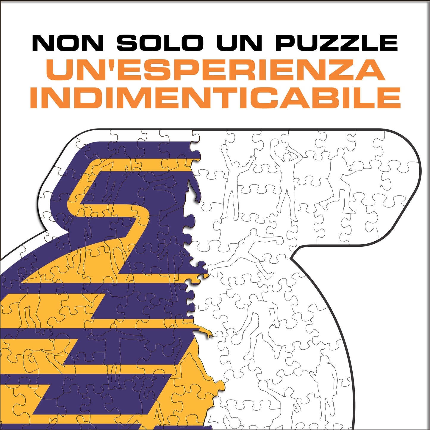 Los Angeles Lakers™ Logo - Puzzle di Legno