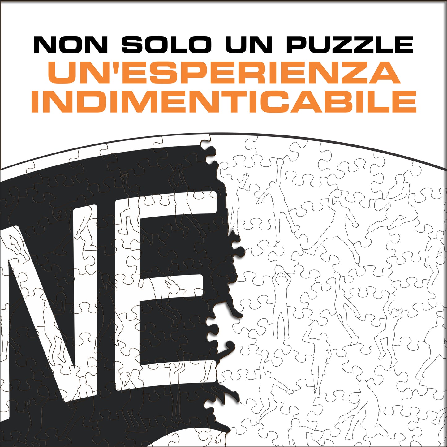 Brooklyn Nets™ Logo - Puzzle di Legno