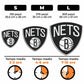 Brooklyn Nets™ Logo - Puzzle di Legno