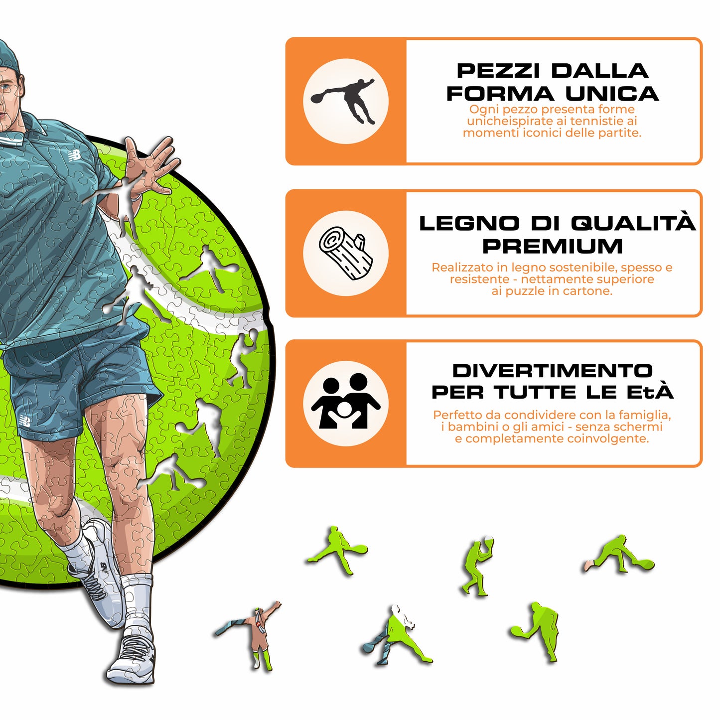 Tommy Paul - Puzzle di Legno