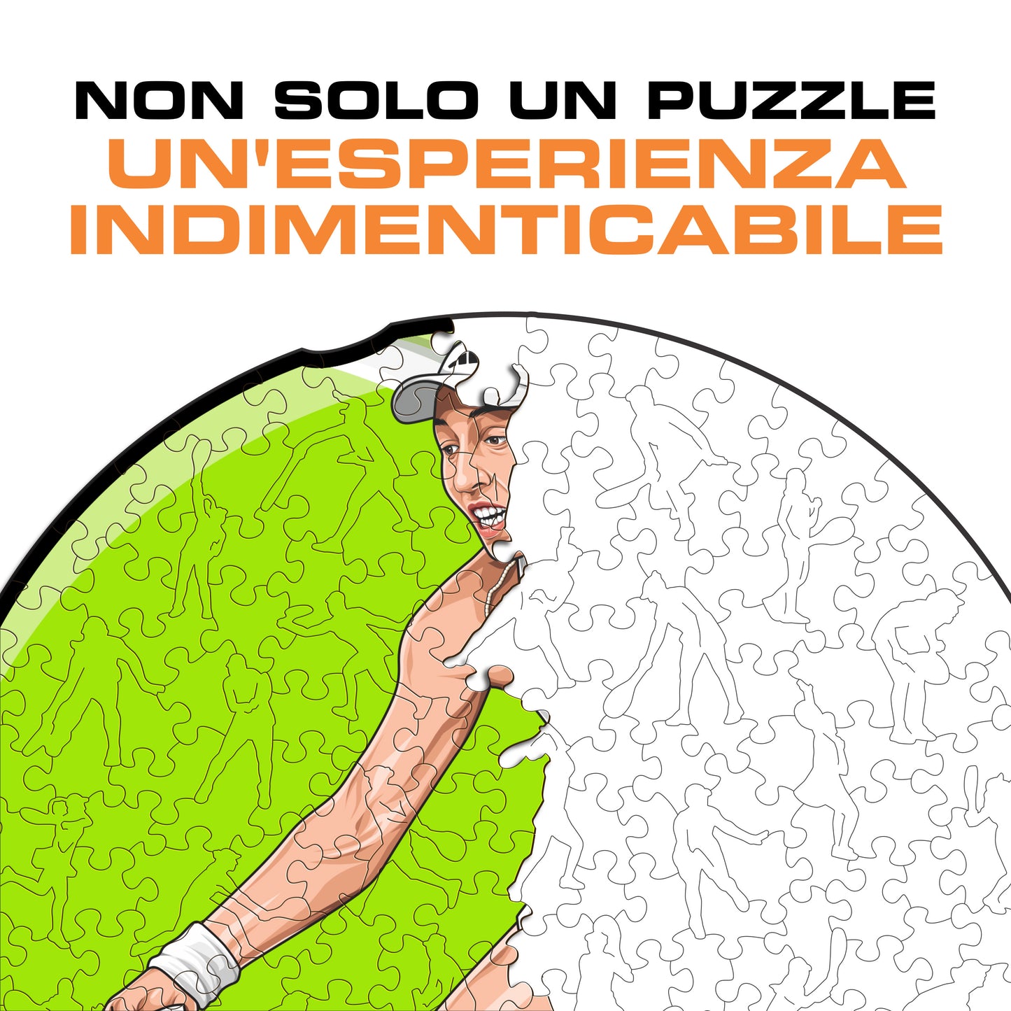 Jessica Pegula - Puzzle di Legno