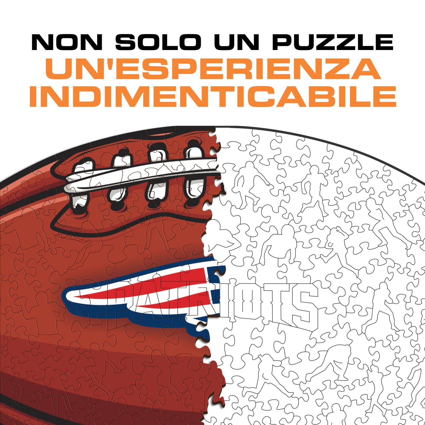 Palla New England Patriots™ - Puzzle di Legno