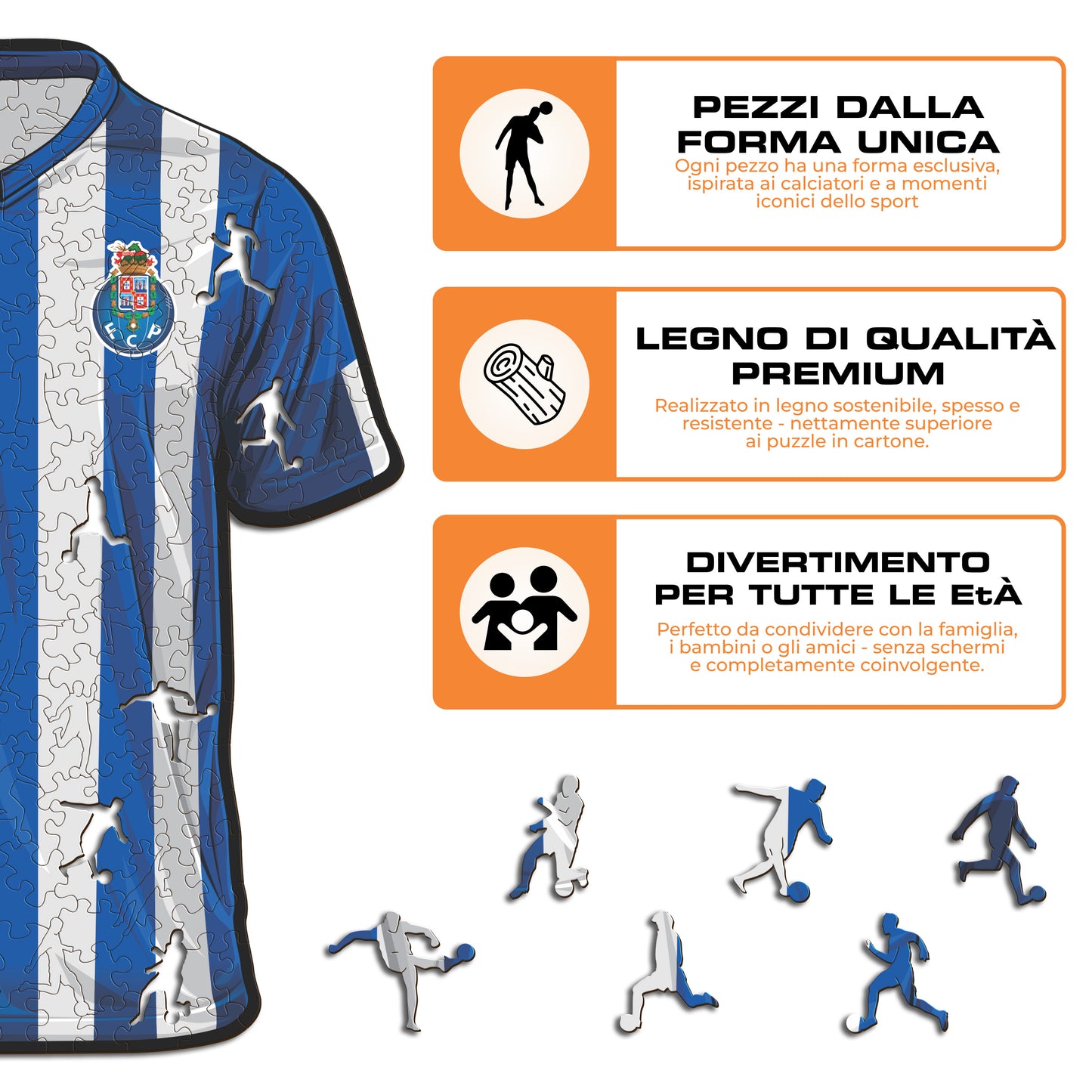 Maglia Porto® - Puzzle di Legno