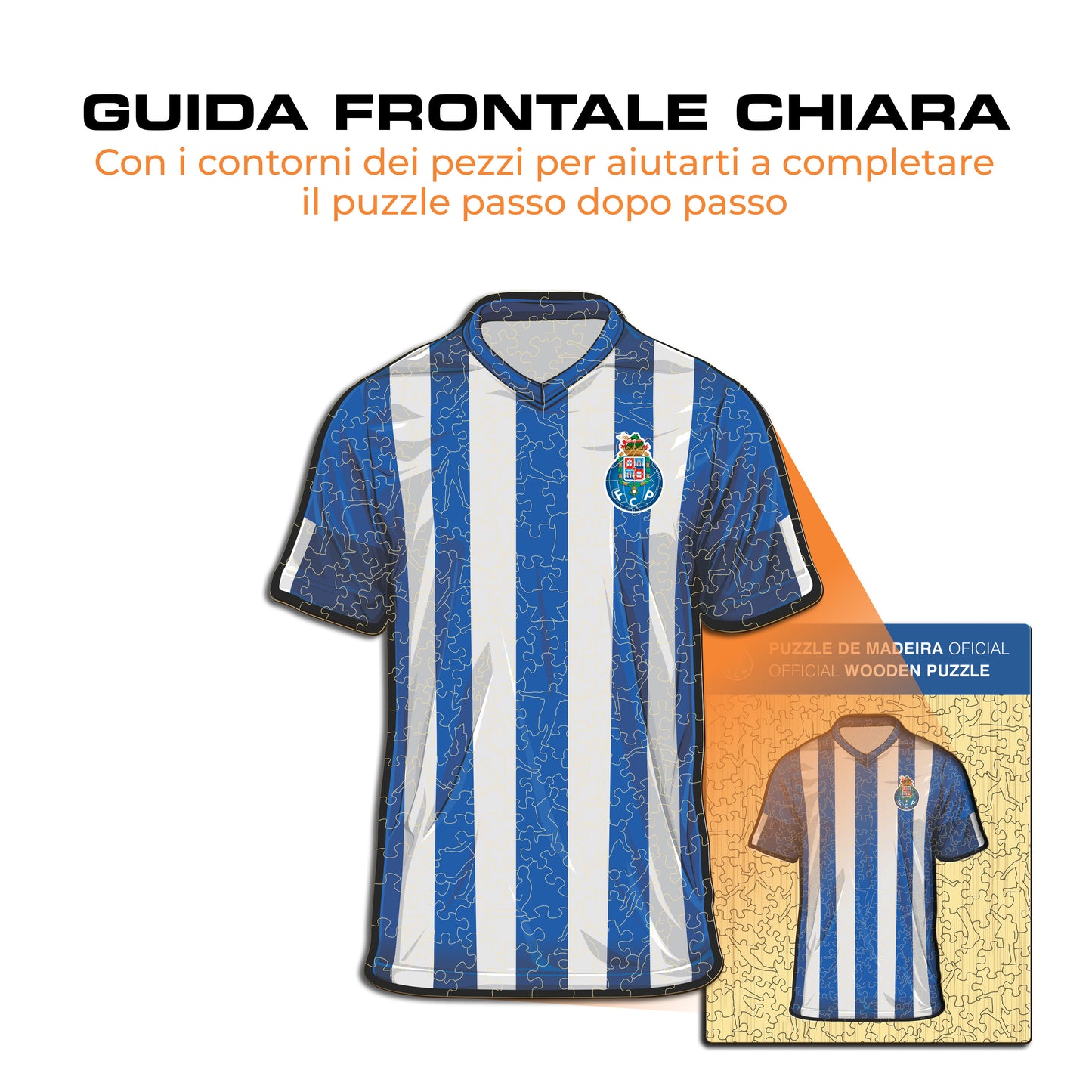 Maglia Porto® - Puzzle di Legno
