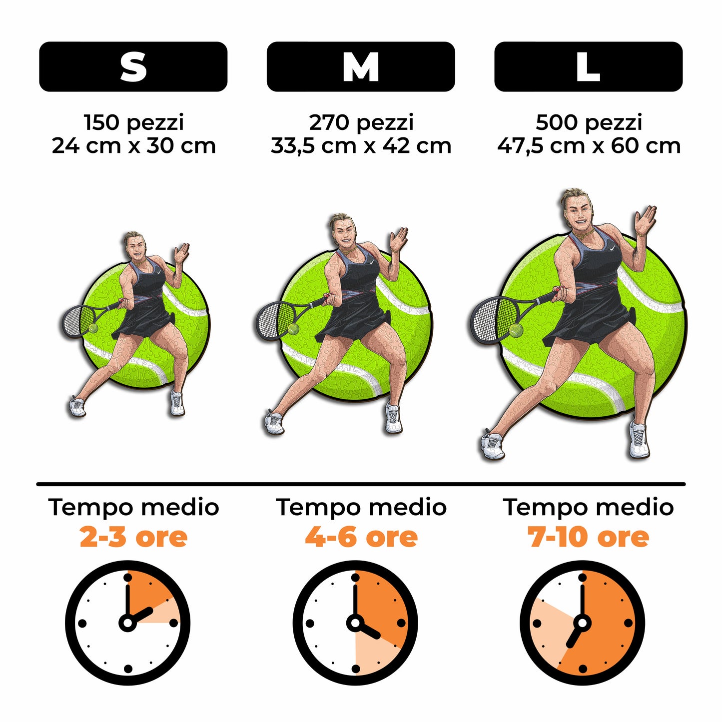 Aryna Sabalenka - Puzzle di Legno