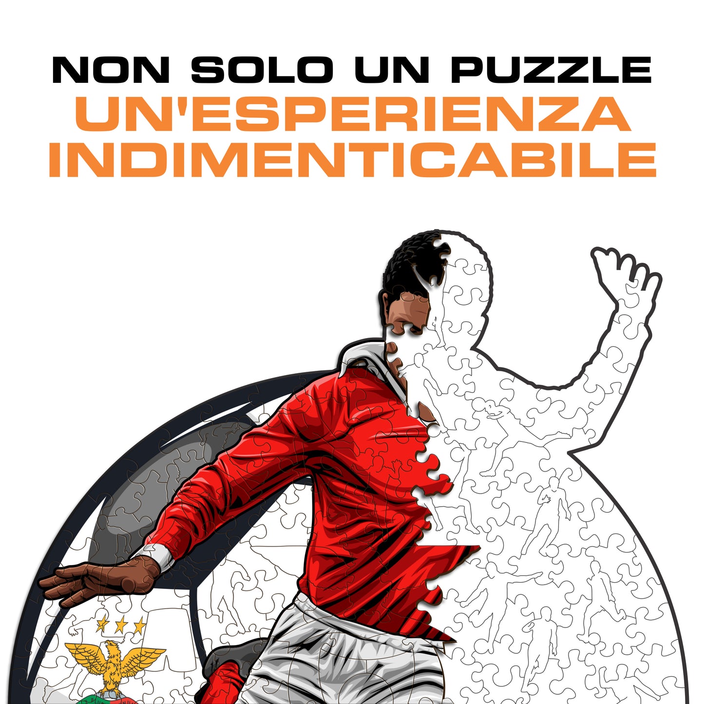 Eusébio - Puzzle di Legno