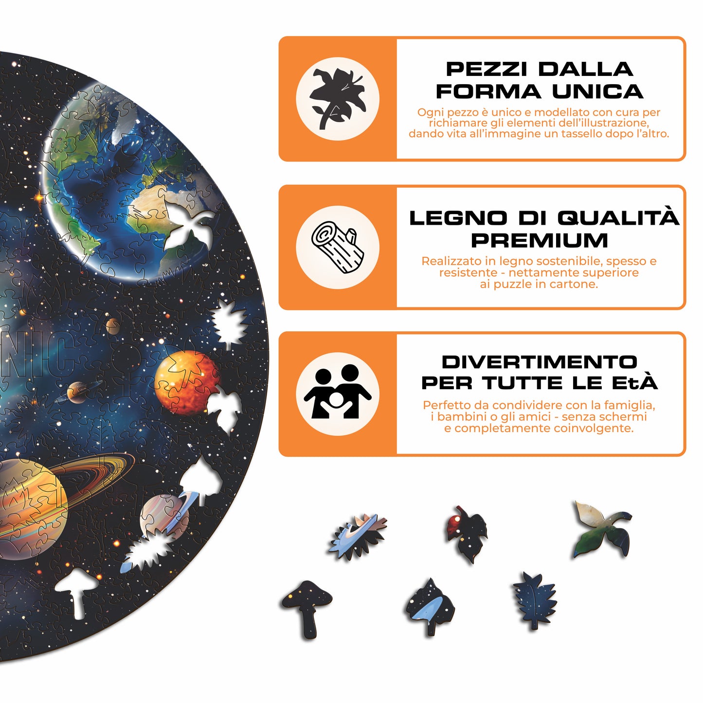 Armonia Solare - Puzzle di Legno
