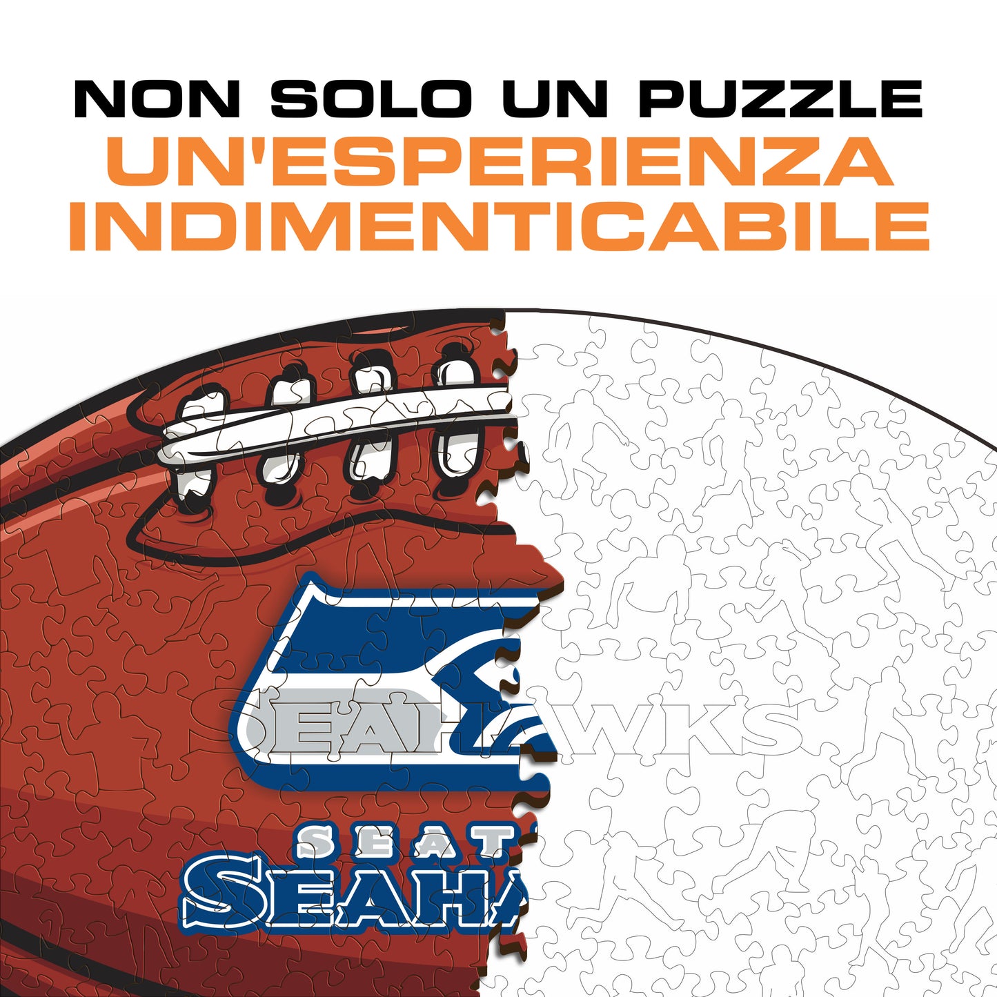Palla Seattle Seahawks™ - Puzzle di Legno