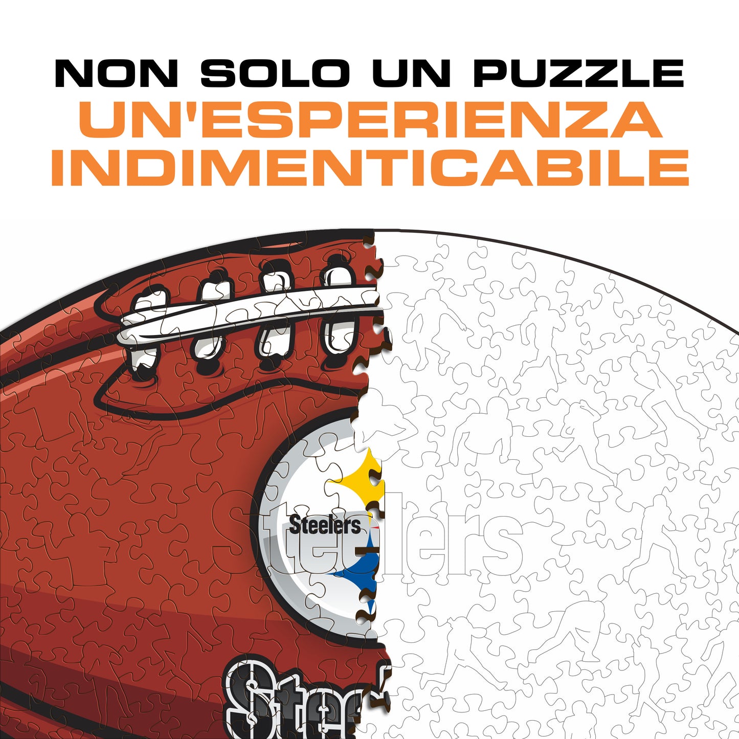 Palla Pittsburgh Steelers™ - Puzzle di Legno