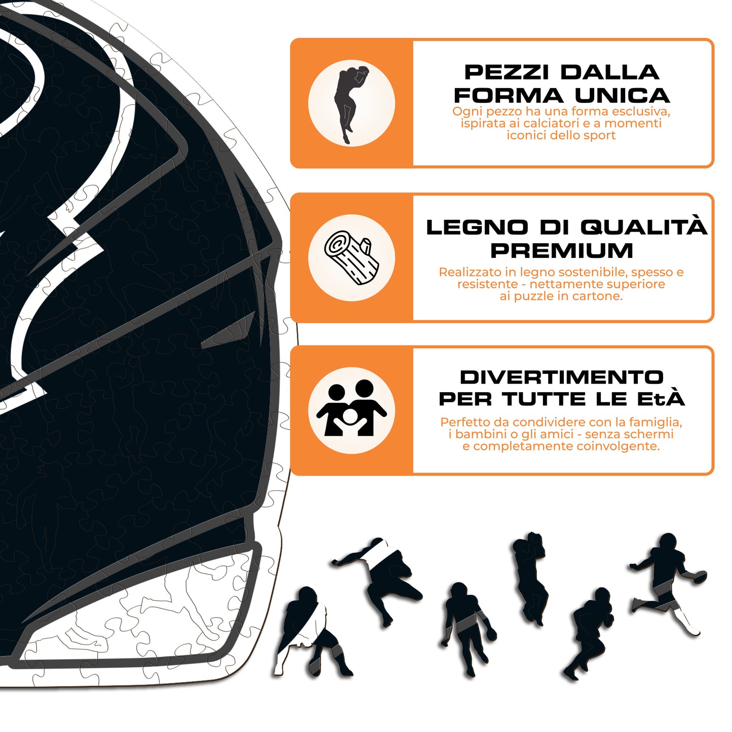 Casco Houston Texans™ - Puzzle di Legno