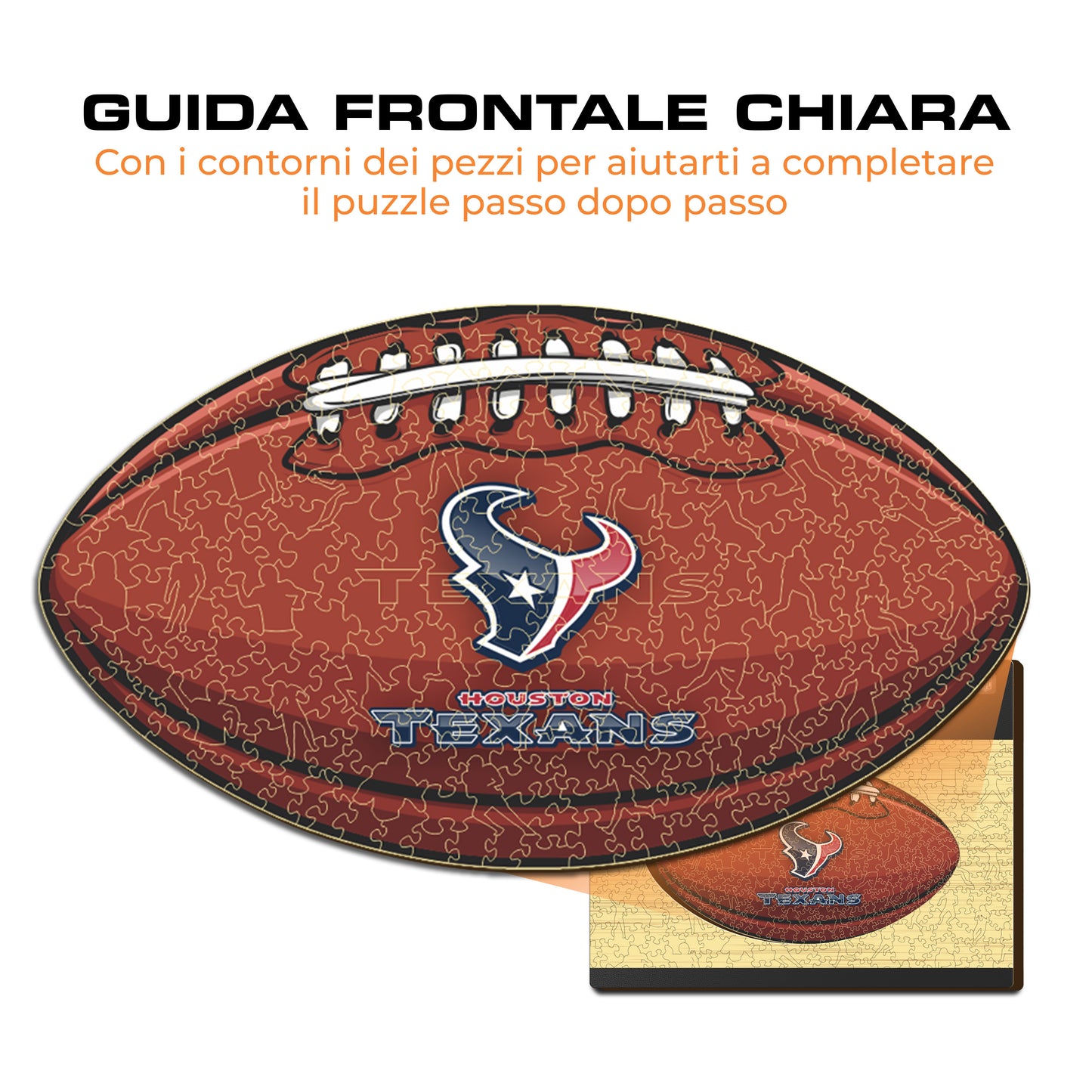 Palla Houston Texans™ - Puzzle di Legno