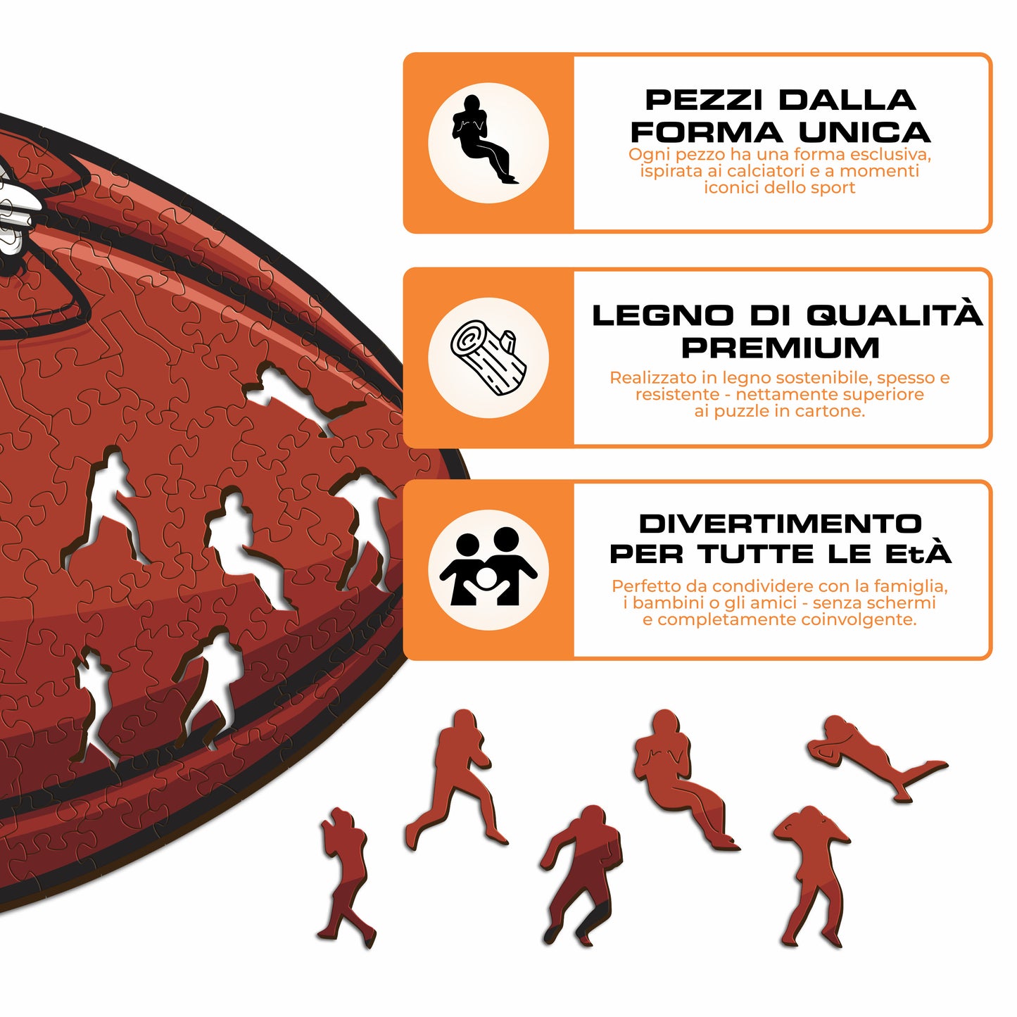 Palla Tennessee Titans™ - Puzzle di Legno