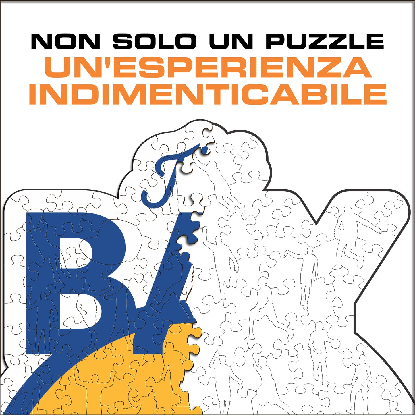 Golden State Warriors™ Logo - Puzzle di Legno